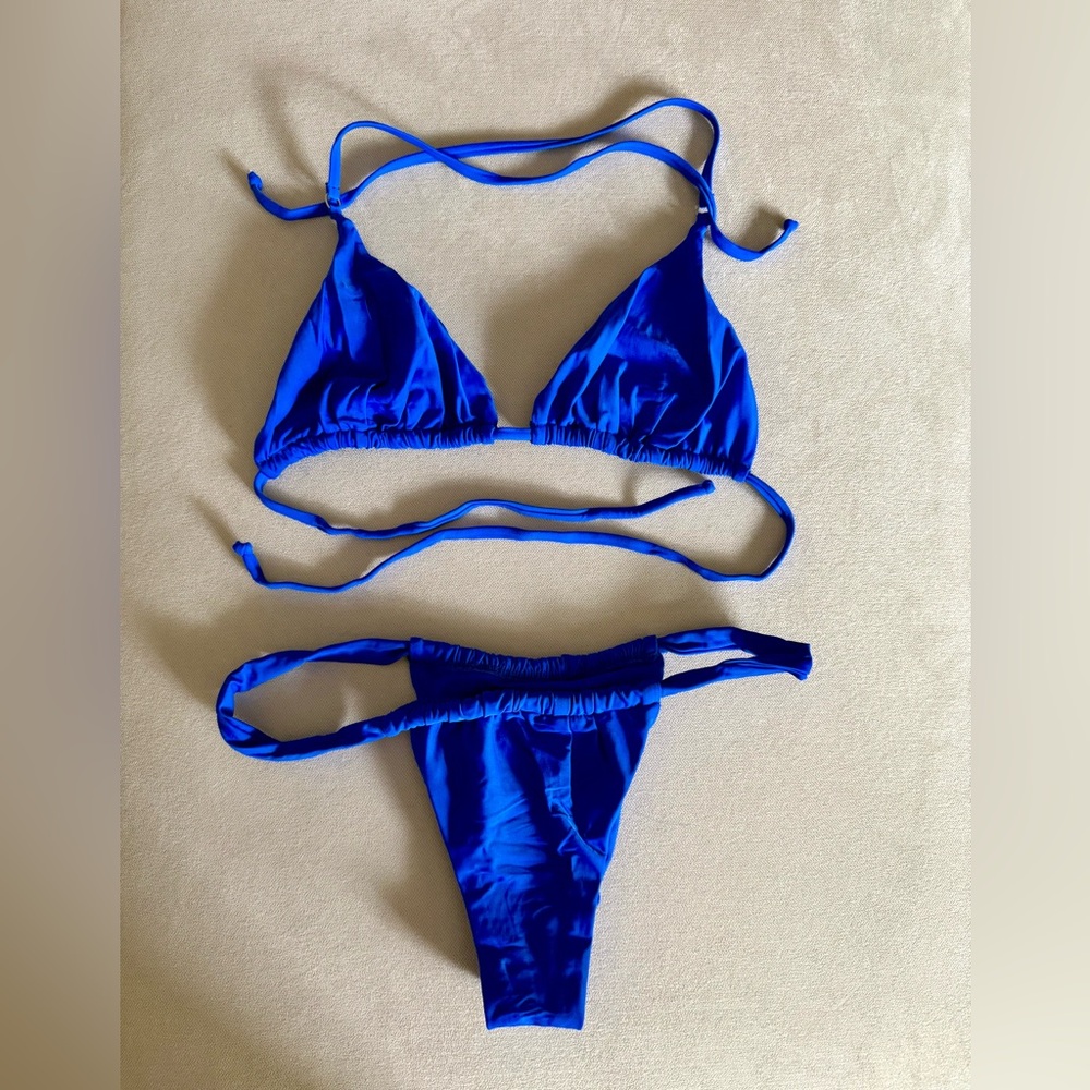 Vibrant Blue Bikini Set